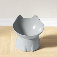 WhiskerWare Ergonomic Anti-Tip Raised Pet Feeding Bowl for Cats