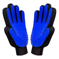 2-Piece Pet Grooming Gloves – Pet Hair Remover & Massage Gloves for Dogs & Cats