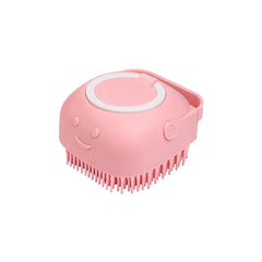 Soft Silicone Dog Bath Brush & Massage Grooming Scrubber