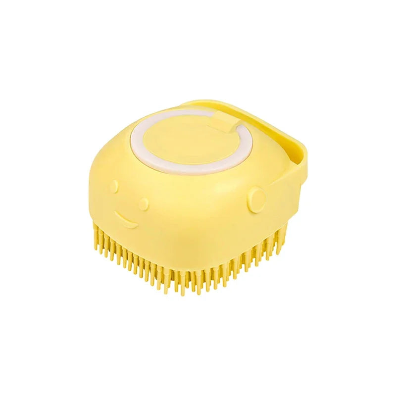 Soft Silicone Dog Bath Brush & Massage Grooming Scrubber