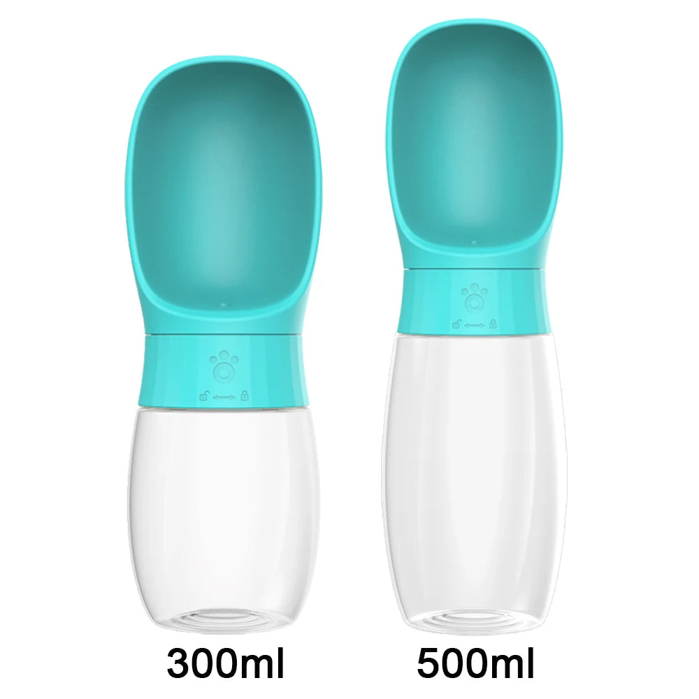 Portable Dog Water Bottle & Travel Feeder (300ml / 500ml)