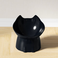 WhiskerWare Ergonomic Anti-Tip Raised Pet Feeding Bowl for Cats