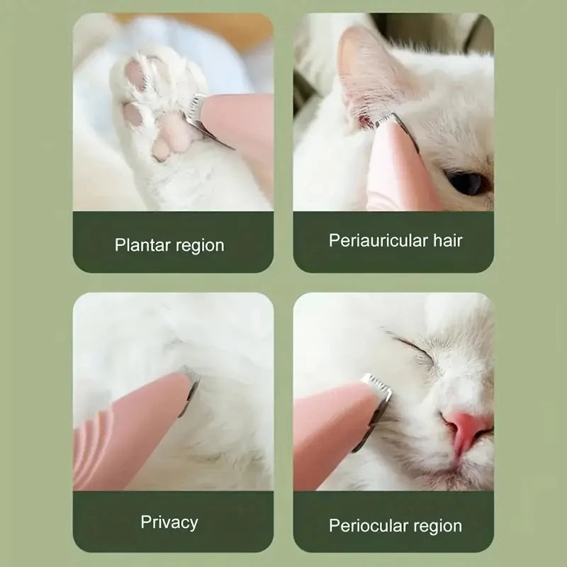 Corded Electric Pet Hair Clipper for Dog & Cat Paw & Hygiene Trimming