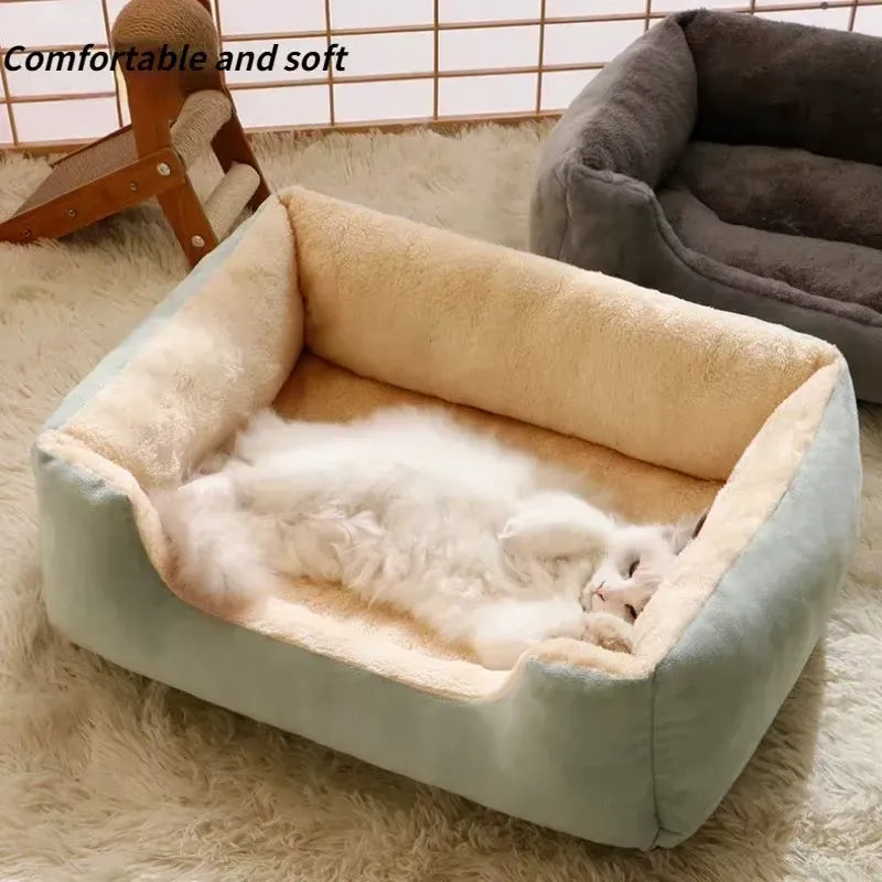 Indoor Soft Pet Cave & Sleeping Basket for Cats and Dogs