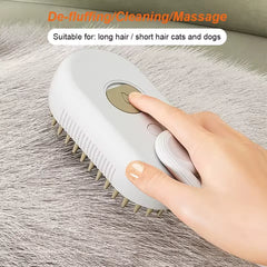 3-in-1  Electric Spray Anti-Shedding Massage Comb for Pet Hair