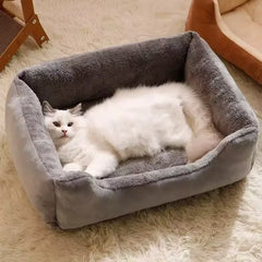 Indoor Soft Pet Cave & Sleeping Basket for Cats and Dogs