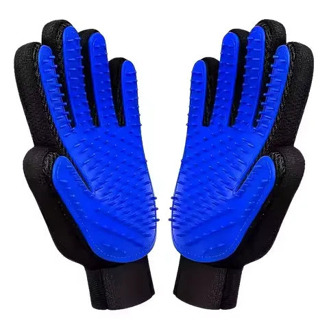 2-Piece Pet Grooming Gloves – Pet Hair Remover & Massage Gloves for Dogs & Cats